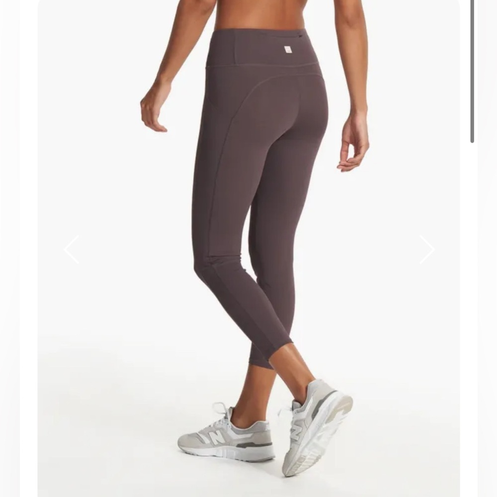 •VUORI• High Rise Stride Leggings Side Pockets UPF 7/8 Plum